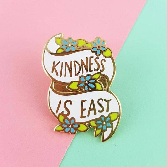 Kindness Is Easy Enamel Lapel Pin