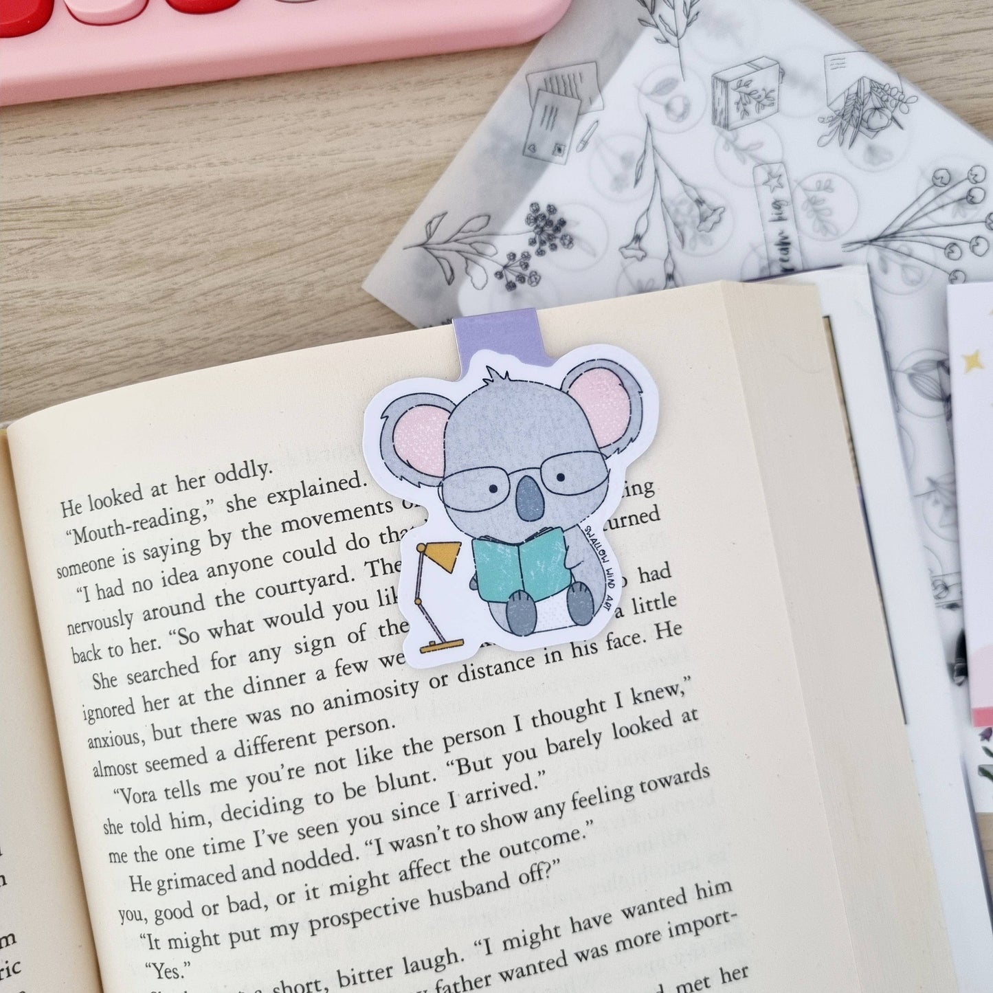 Magnetic Bookmark - Koala Study Buddy