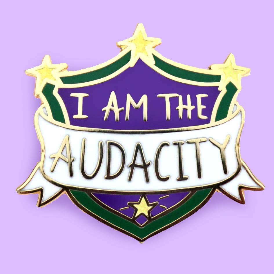 I Am The Audacity Lapel Pin