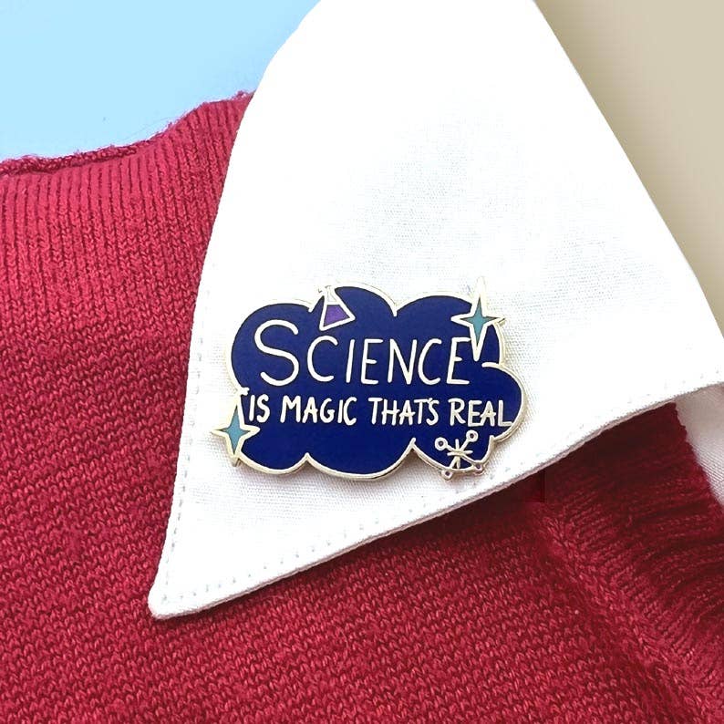 Science Is Magic That's Real Lapel Pin