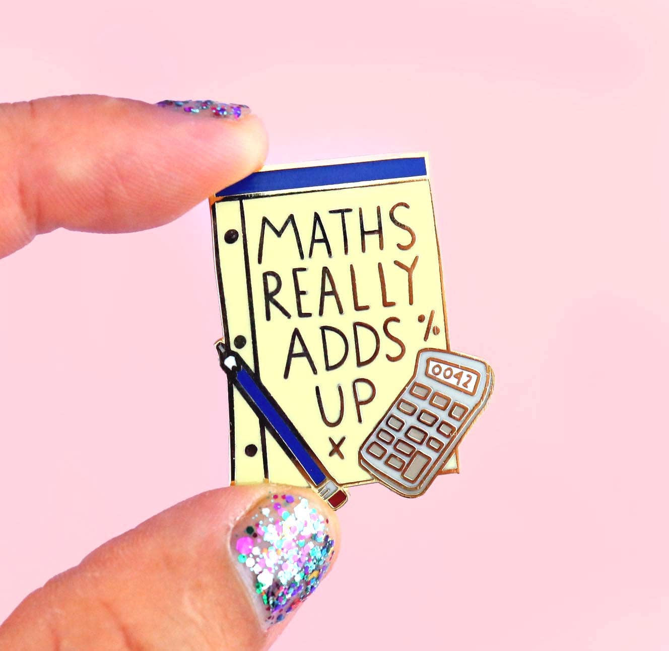 Maths Really Adds Up Lapel Pin