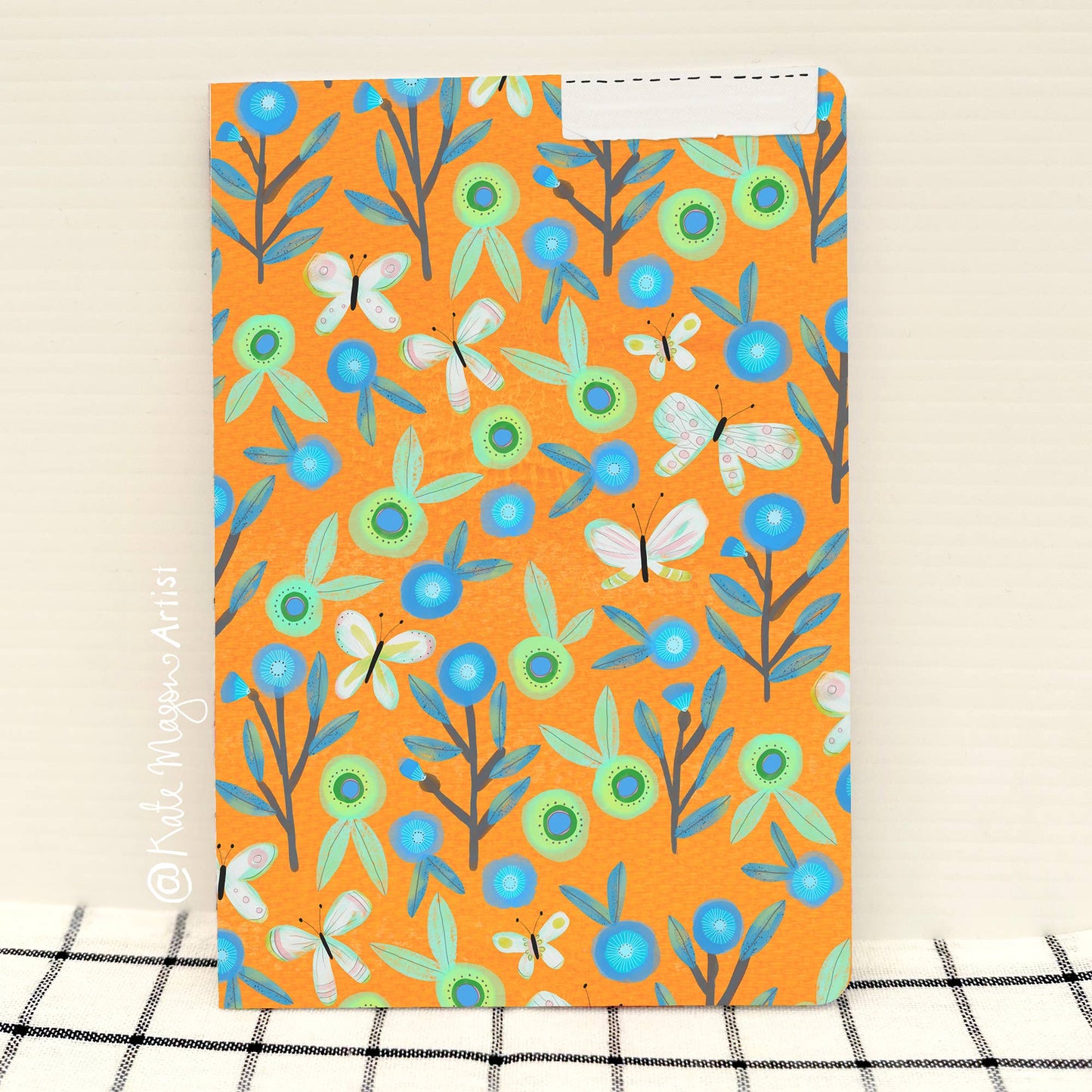 Orange Floral NOTEBOOK