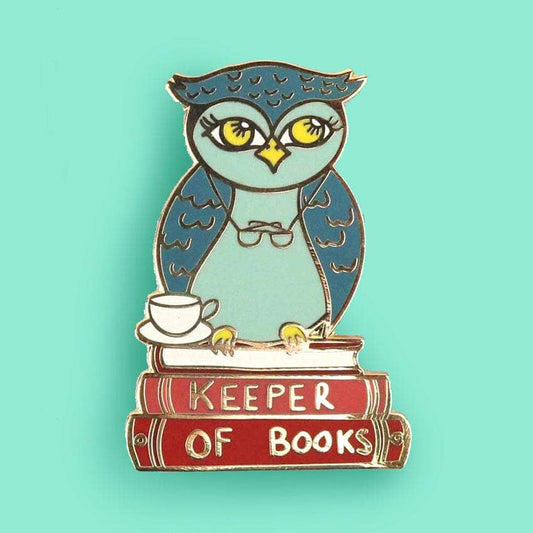 Keeper of Books Enamel Pin Badge