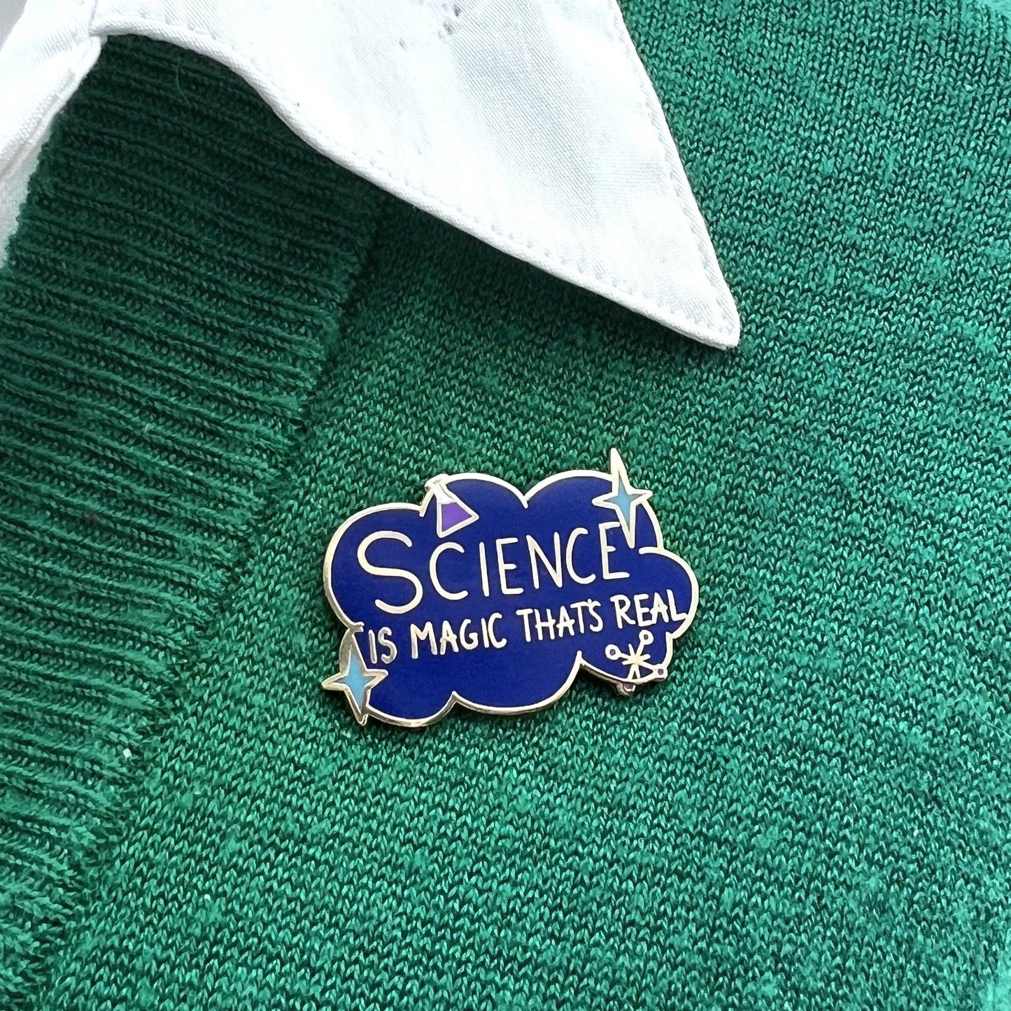 Science Is Magic That's Real Lapel Pin