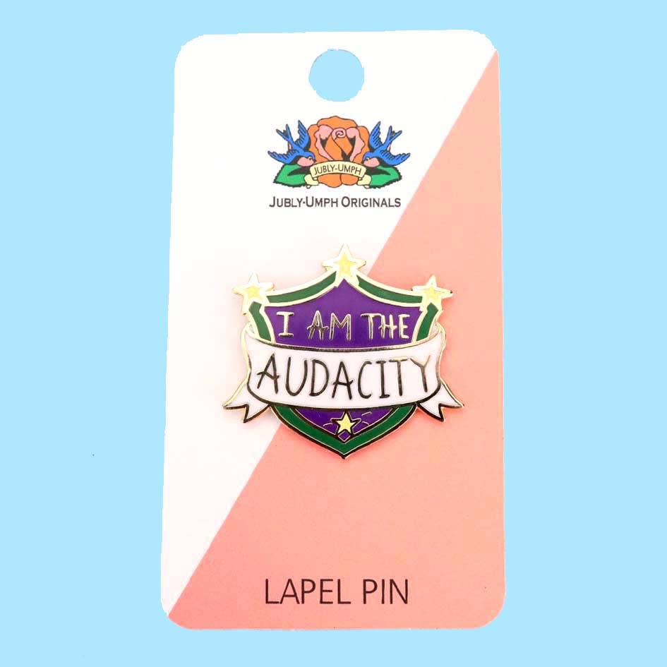 I Am The Audacity Lapel Pin