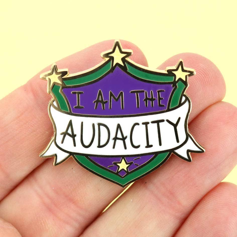 I Am The Audacity Lapel Pin