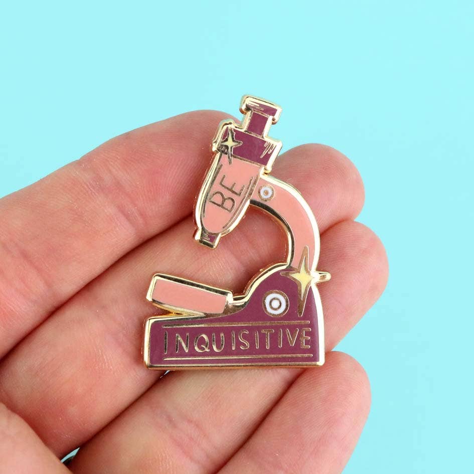 Be Inquisitive Lapel Pin