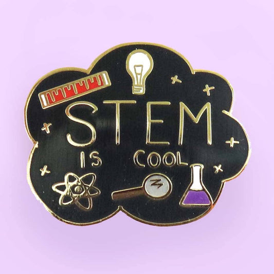 STEM Is Cool Lapel Pin