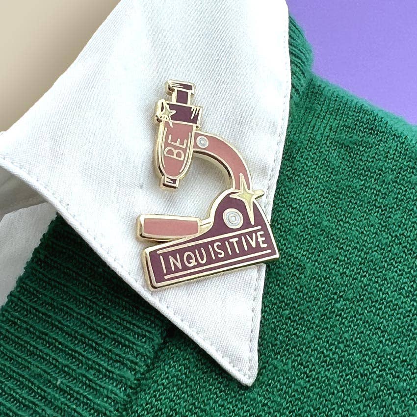 Be Inquisitive Lapel Pin