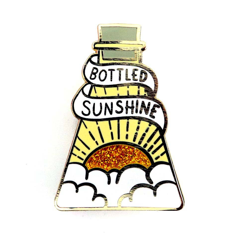 Bottled Sunshine Lapel Pin