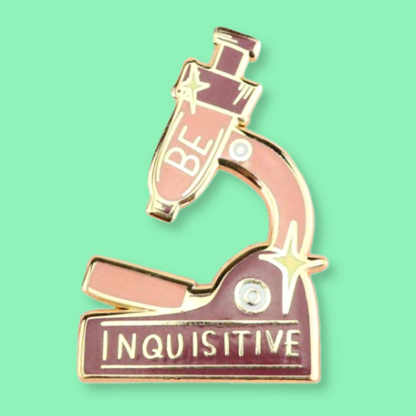 Be Inquisitive Lapel Pin