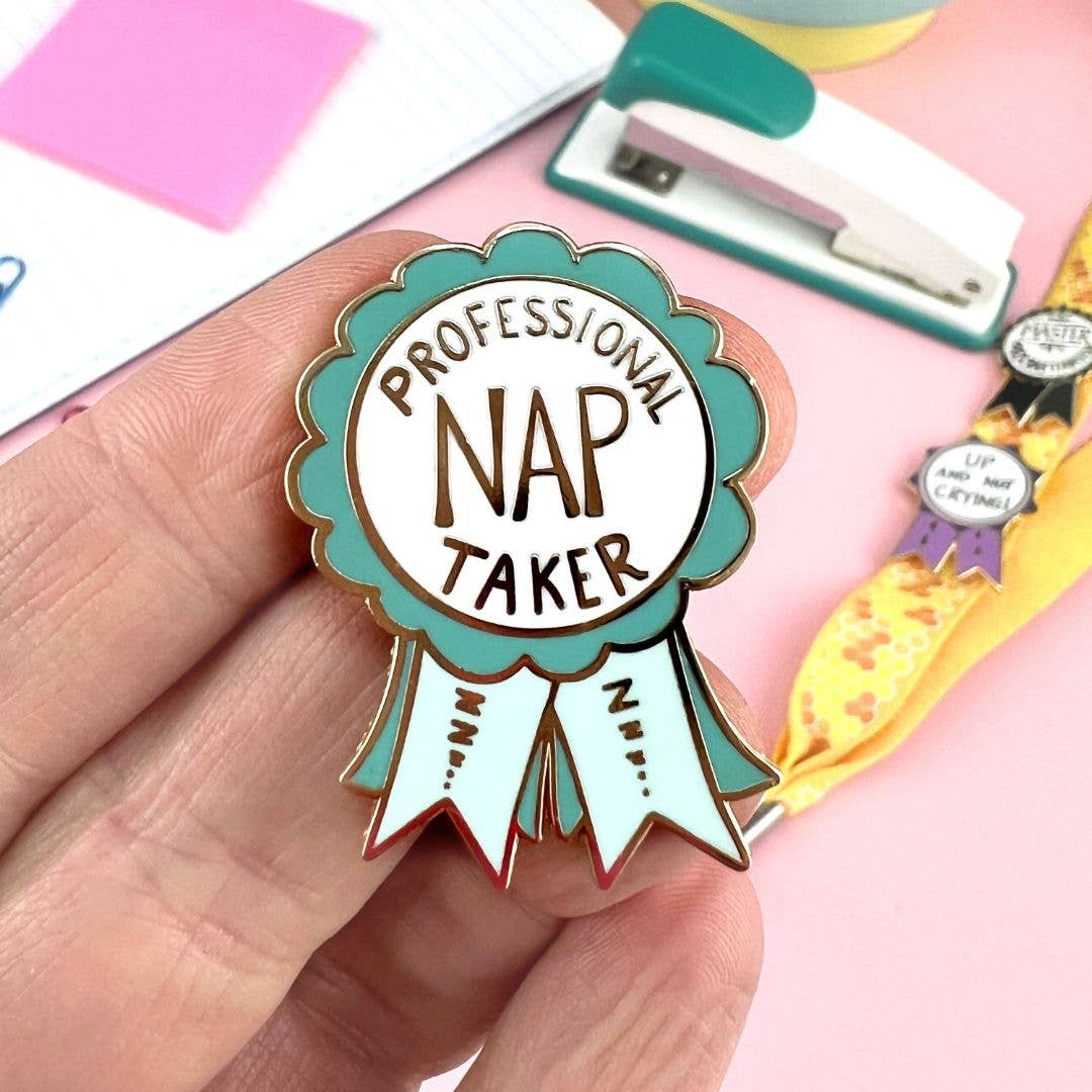 Professional Nap Taker Award Lapel Pin