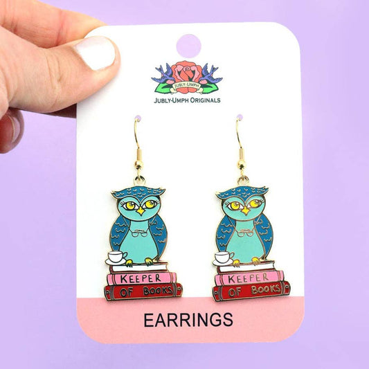 Keeper of Books Earrings